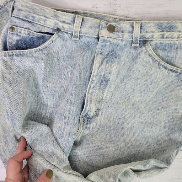 Vintage Gitano light blue bleach washed jeans - Picture 7 of 10